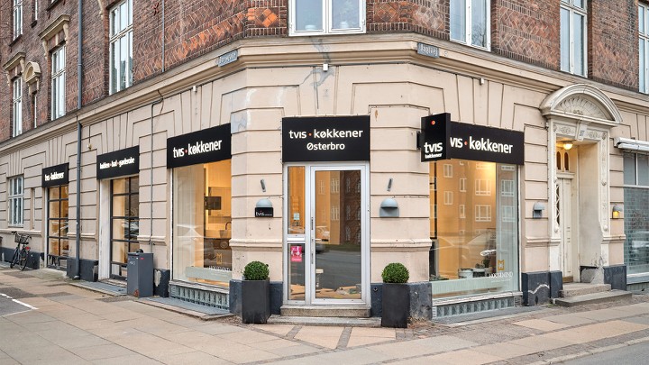 Tvis Køkkener København Ø - køkkenfirma med nye køkkener, badeværelser og garderobeskabe