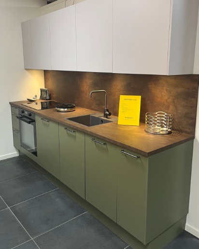 Vision oliven laminat køkken fra Tvis Køkken