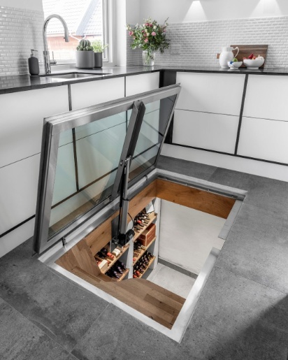 Future køkken i hvidt og sort fra Tvis Køkken