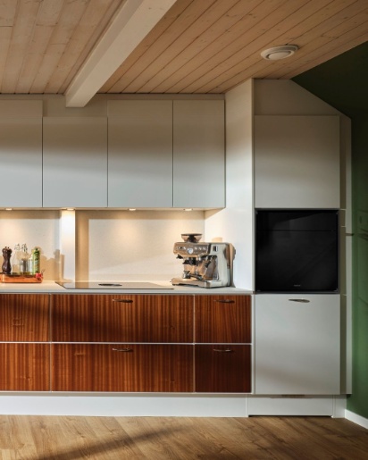 MG50 sapele og hvid Momento køkken fra Tvis Køkken