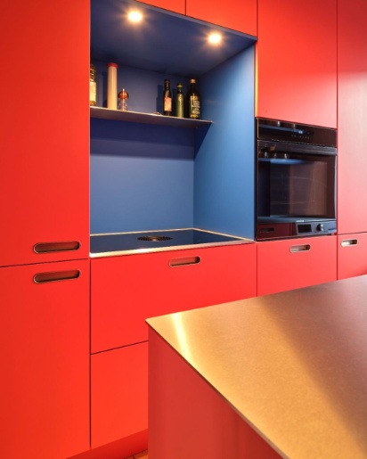 Plain køkken i specialfarve fra Tvis Køkken