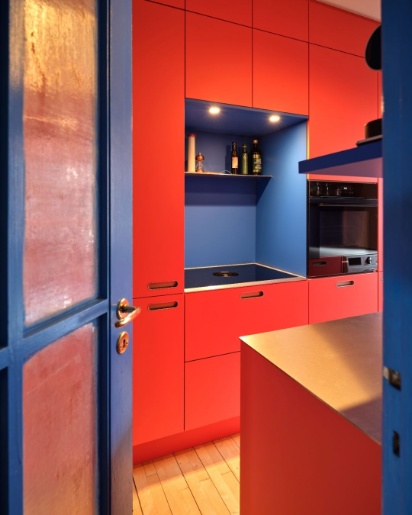 Plain køkken i specialfarve fra Tvis Køkken