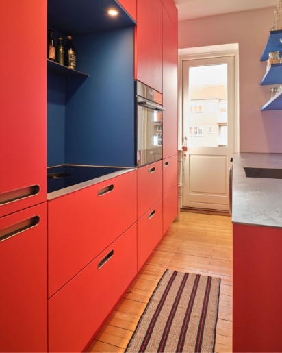 Plain køkken i specialfarve fra Tvis Køkken
