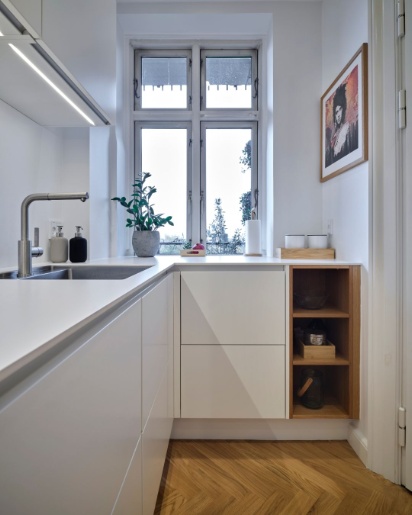 T-Line hvid køkken fra Tvis Køkken